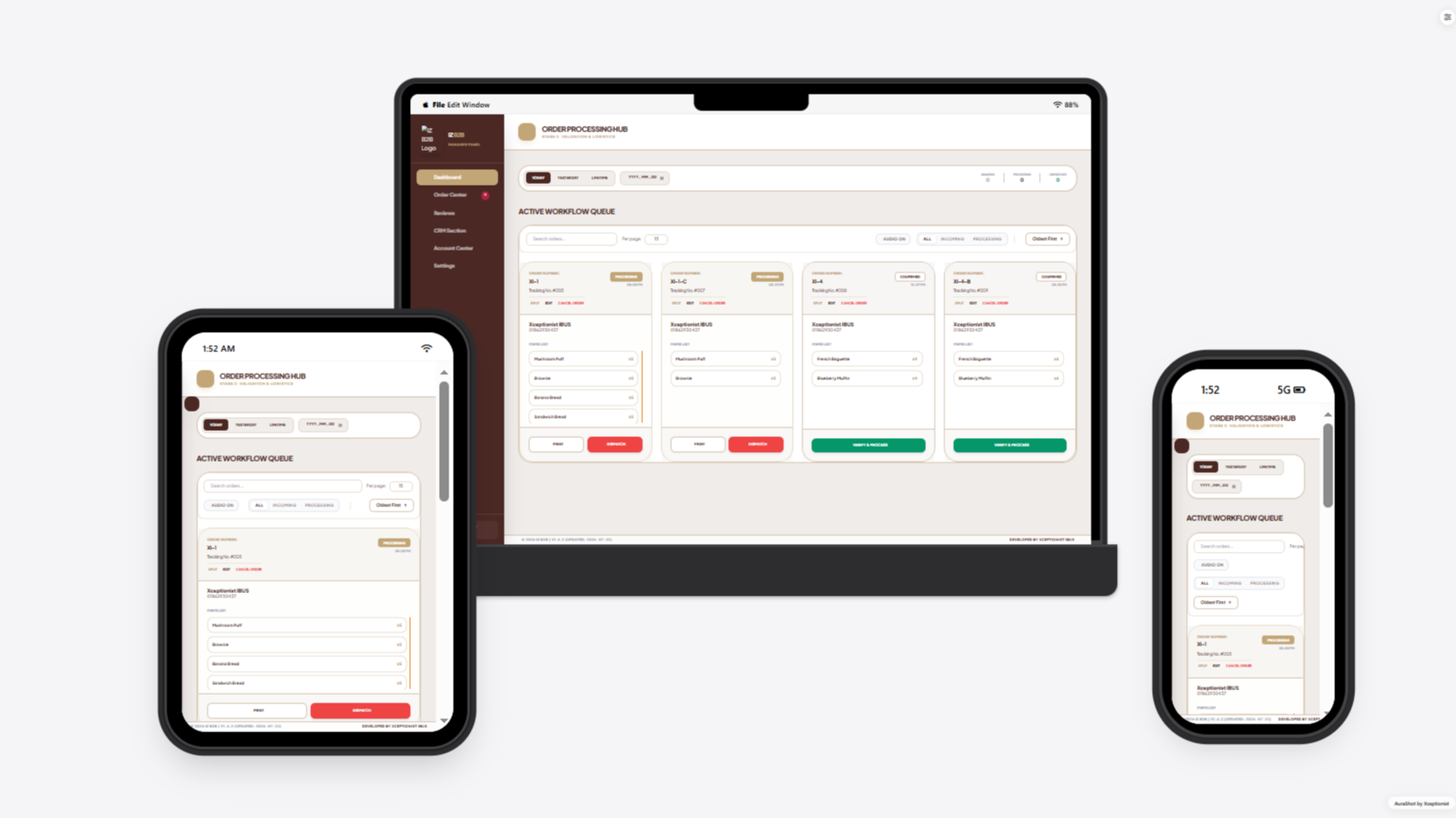 IZ Central Kitchen Kitchen Display System (KDS) | Smart Kitchen Workflow & Order Management Solution